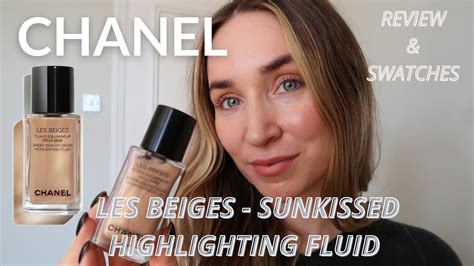 chanel les beiges highlighter sunkissed|Chanel Les Beiges.